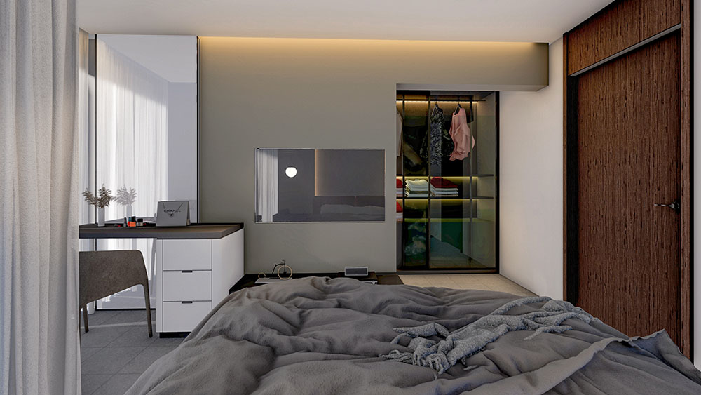 Bedroom setup as optional